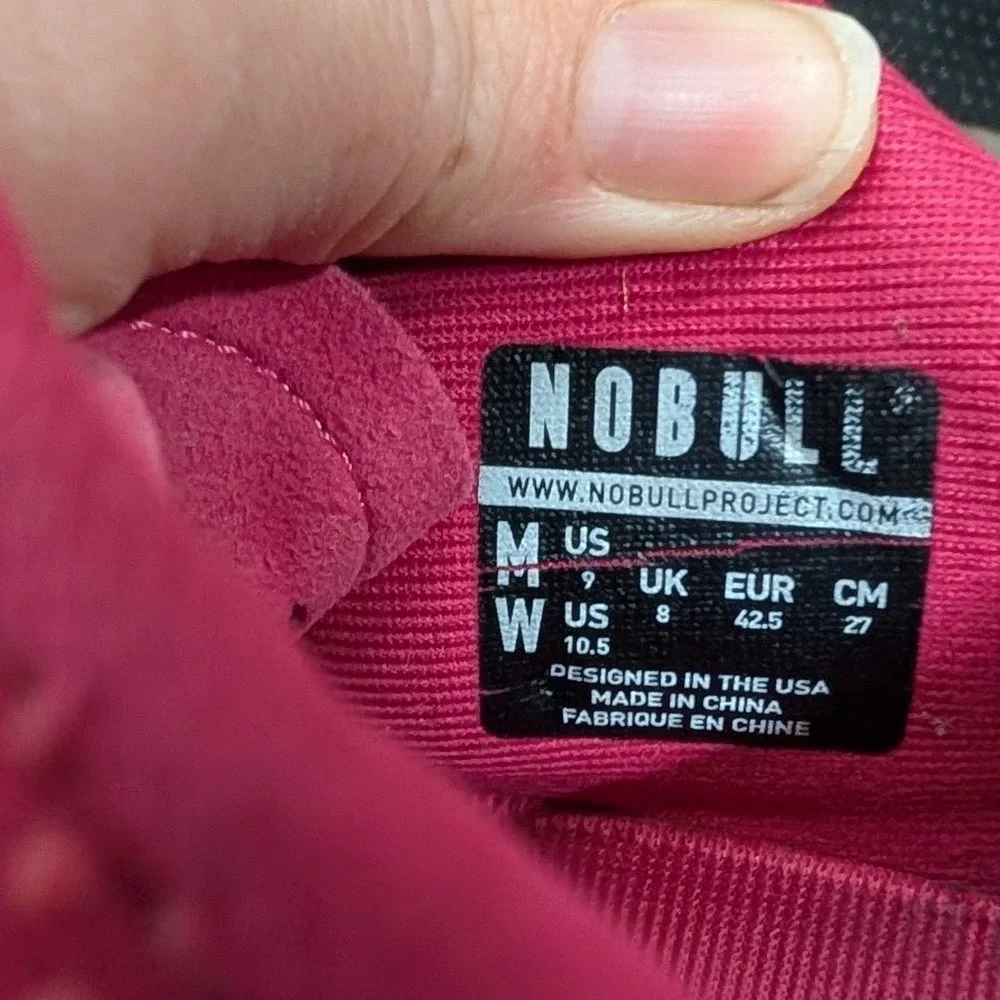 NOBULL Outwork Edge Men's Pink SuperFabric Training Shoes‎ Sneakers- 9